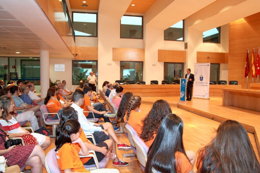 Recepción del Club de Esgrima Alcobendas -  Panorámica de la recepción.