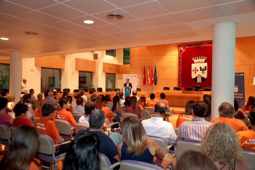 Recepción del Club de Esgrima Alcobendas - Panorámica de la recepción.