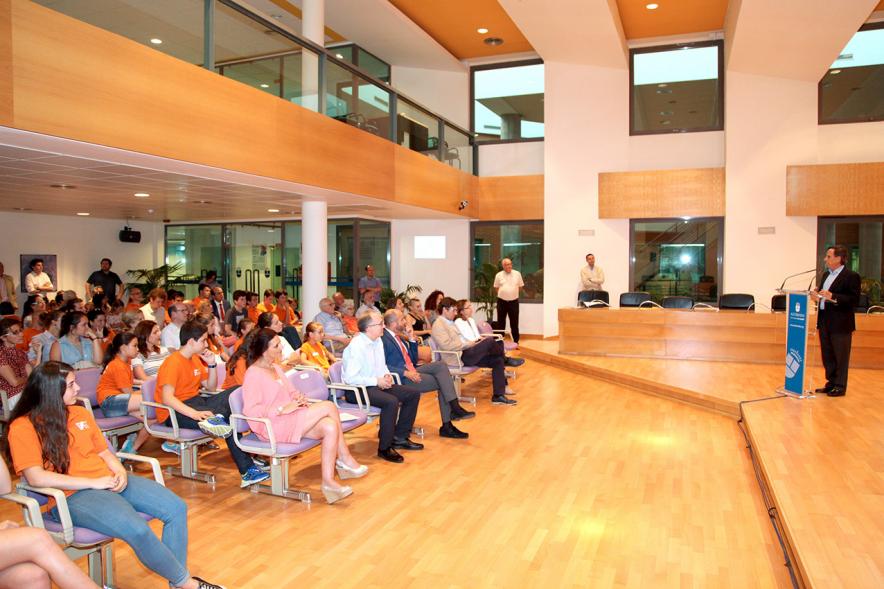 Recepción del Club de Esgrima Alcobendas -Panorámica de la recepción.