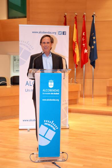 Recepción del Club de Esgrima Alcobendas - Discurso del alcalde.