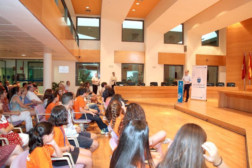 Recepción del Club de Esgrima Alcobendas - Panorámica de la recepción.
