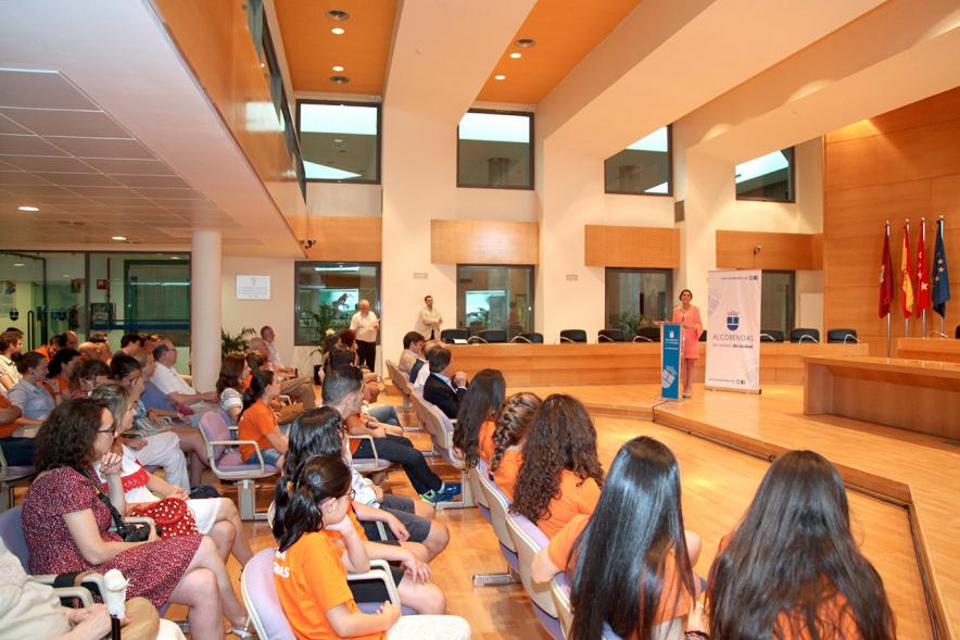 Recepción del Club de Esgrima Alcobendas -  Panorámica de la recepción.