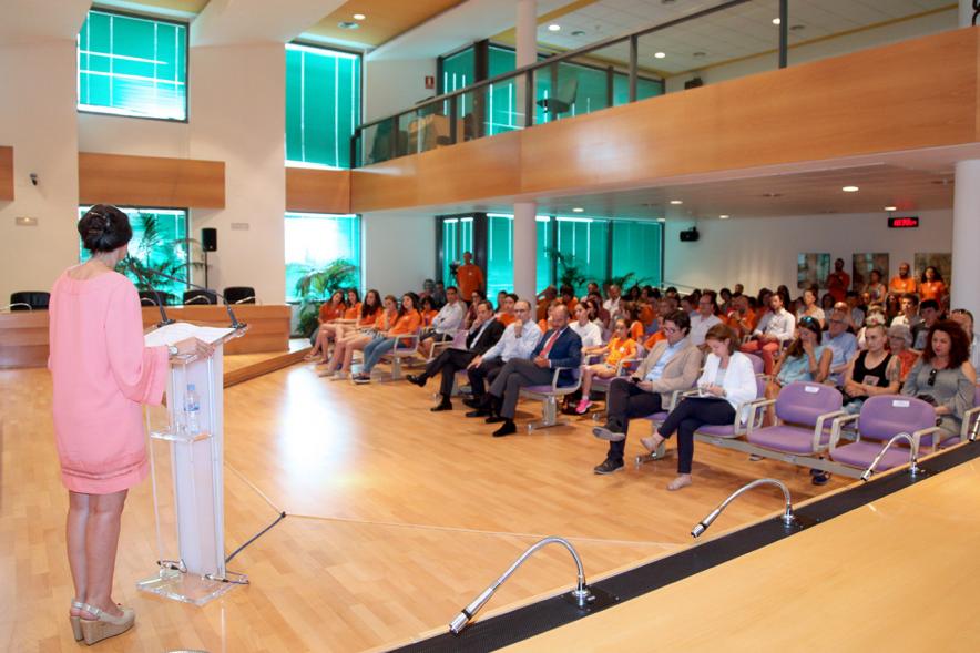 Recepción del Club de Esgrima Alcobendas - Discurso de la concejal.