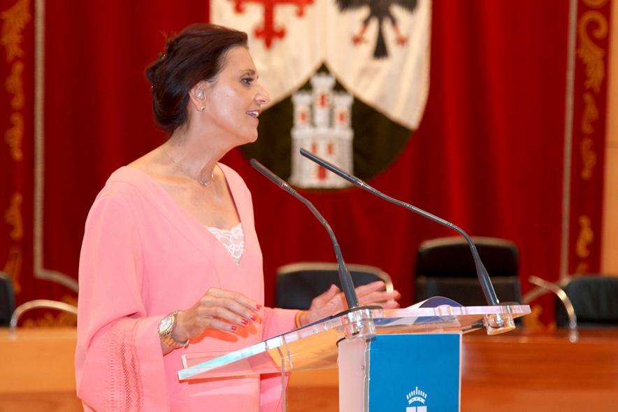Recepción del Club de Esgrima Alcobendas - Discurso de la concejal