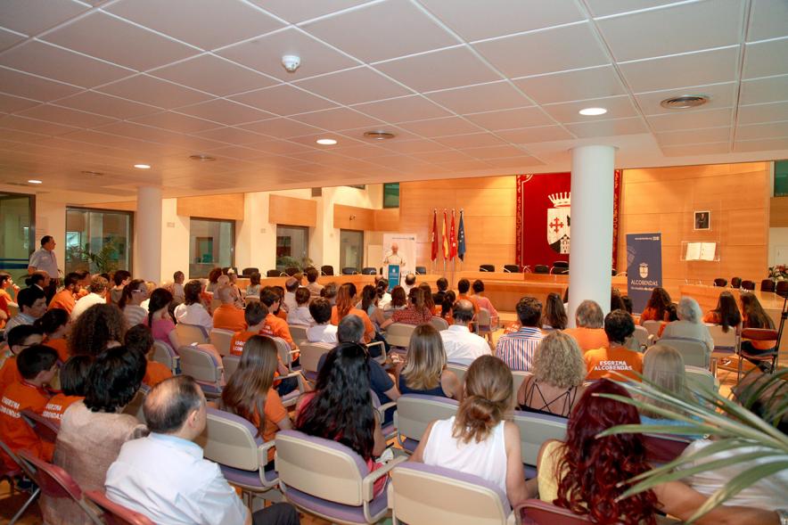 Recepción del Club de Esgrima Alcobendas -  Panorámica de la recepción.