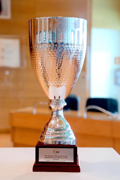 Recepción del Club Patín Alcobendas - Imagen de la Copa de campeón de España del combinado juvenil.