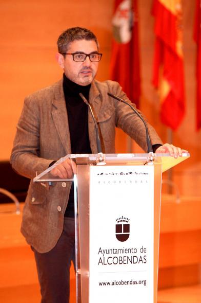 Recepción del Equipo de Natación -  Primer plano del discurso del alcalde Sánchez Acera.