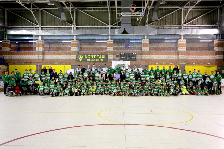 Foto general de jugadores del Club Patín