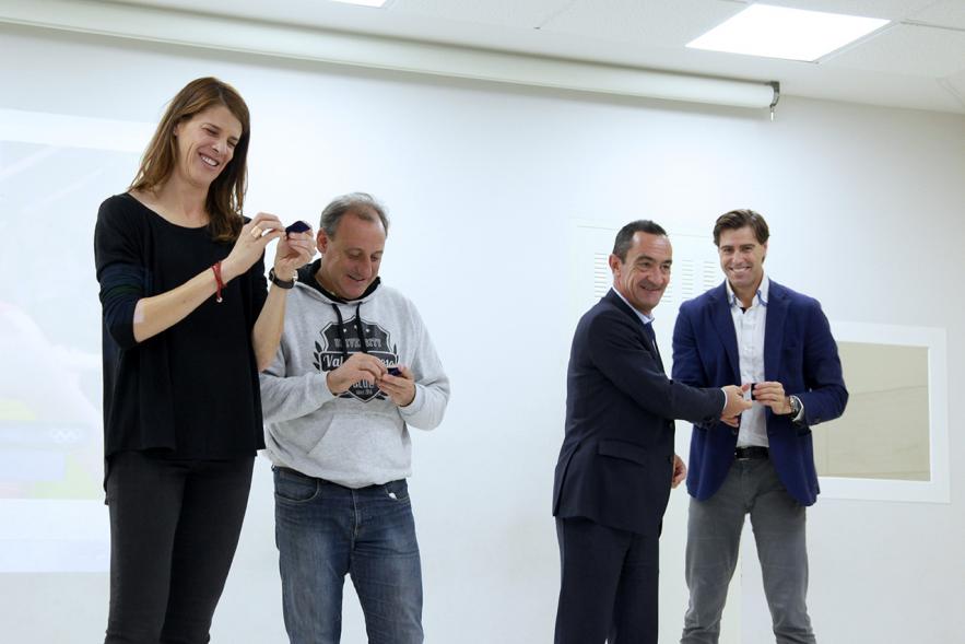 Presentación del Equipo de Atletismo del Colegio Base -  Los organizadores.