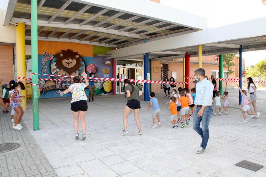 Niños durante el evento
