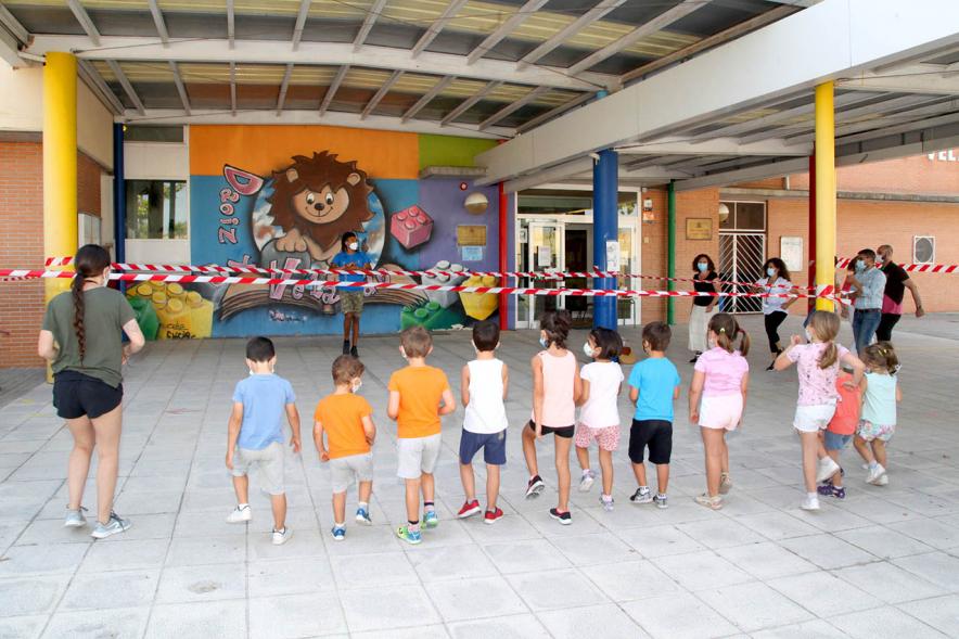 Niños durante el evento