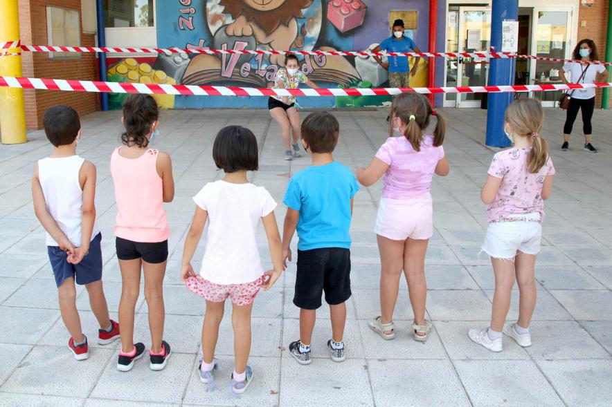 Niños durante el evento