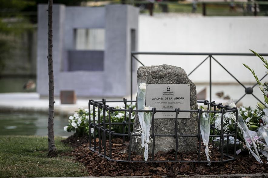 Monolito en Homenaje a las victimas del Covid-19