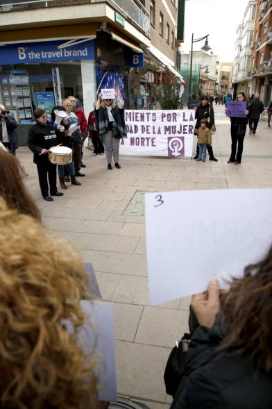 oncentración contra el Terrorismo Machista -Vista global de la concentración.