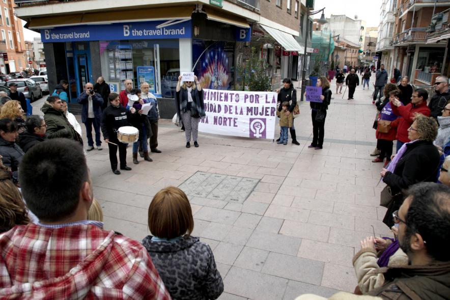 oncentración contra el Terrorismo Machista - Vista global de la concentración.
