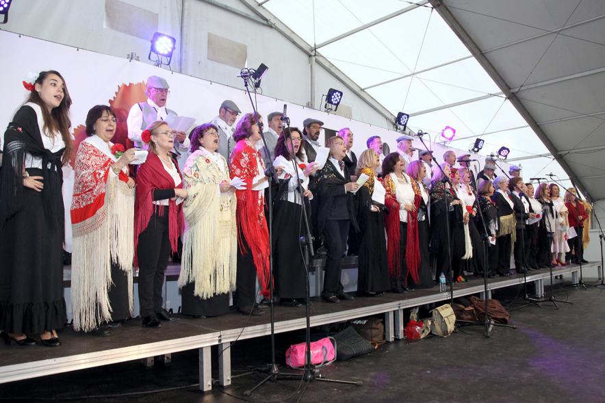 Coro durante el evento