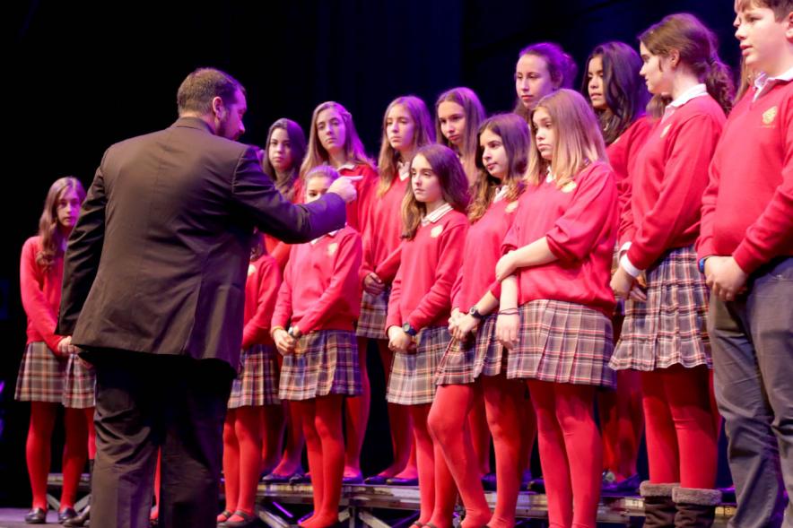 Concierto Día de la Constitución en La Esfera -  Los niños del coro.