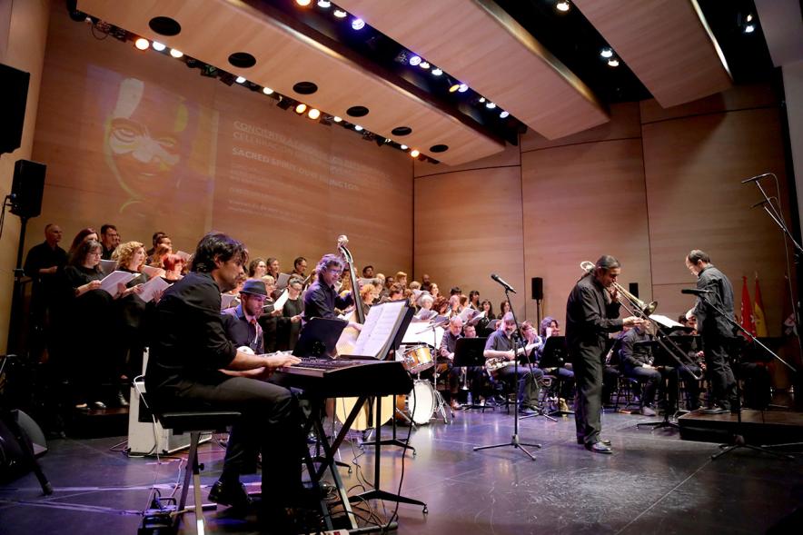 Concierto a favor de los Refugiados - Imagen primer plano de los músicos.