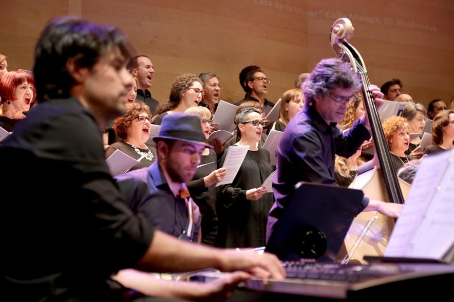Concierto a favor de los Refugiados - Imagen primer plano de los músicos.