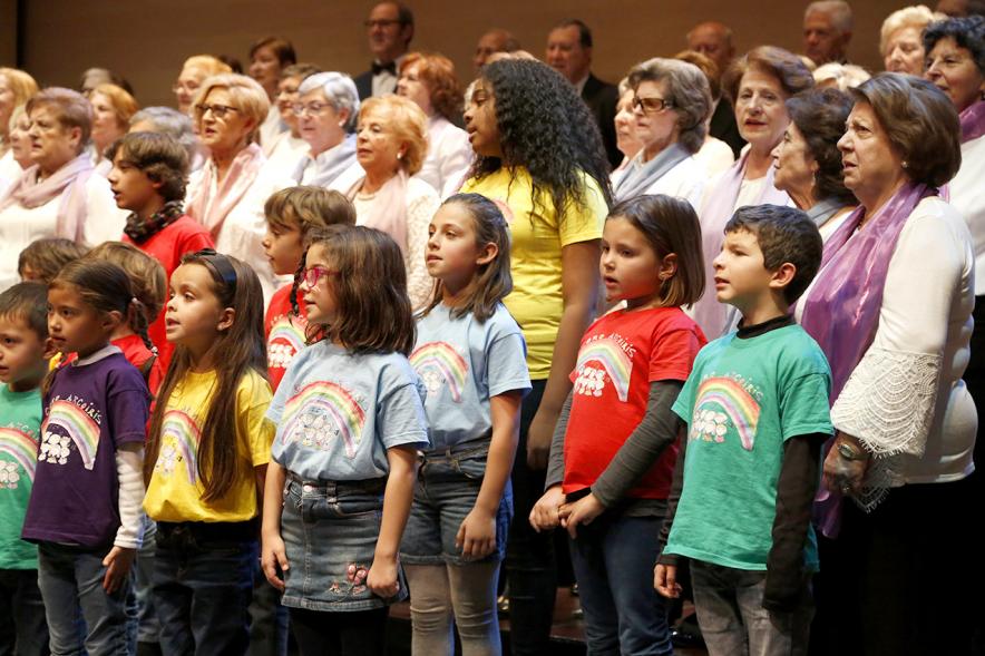 Concierto Intergeneracional 2017 - Imagen lateral del concierto.
