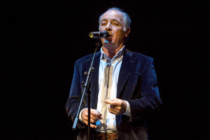 José Manuel Soto durante la actuación