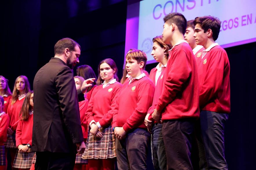 Concierto Día de la Constitución en La Esfera - Los jóvenes del coro.  