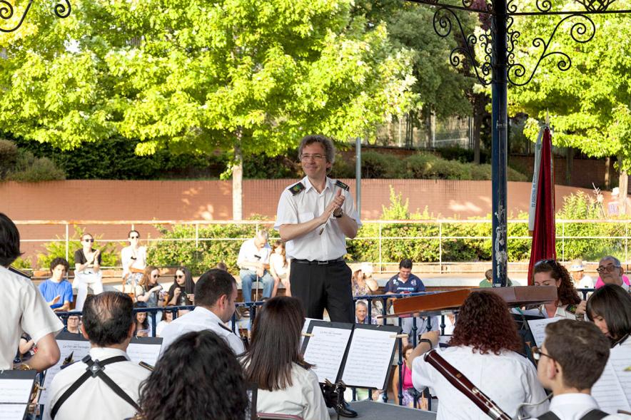 Concierto de Verano de la Banda de Música - Imagen de un momento de la actuación de la banda de música.