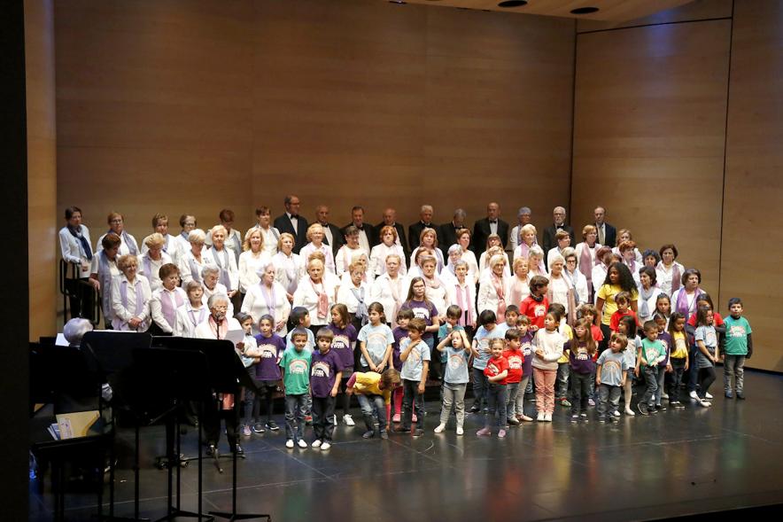 Concierto Intergeneracional 2017 - Panorámica del escenario.