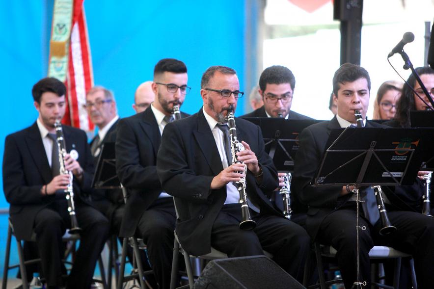 Músicos tocando el clarinete