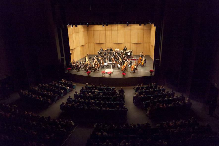 Concierto de Año Nuevo 2017 - Imagen general de la orquesta  y el público asistente.