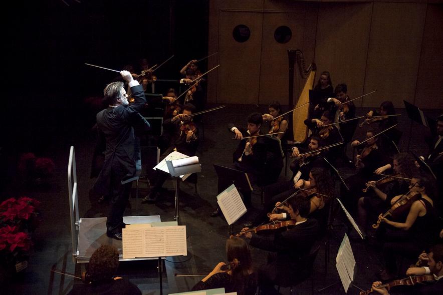 Concierto de Año Nuevo 2017 - Imagen general del director y de la orquesta.