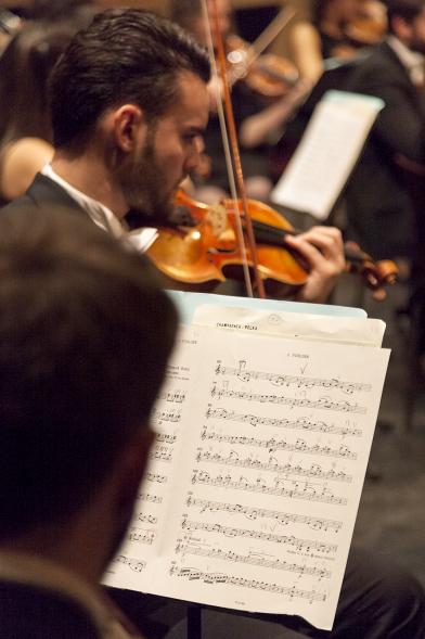 Concierto de Año Nuevo 2017 - Imagen primer plano de una partitura.