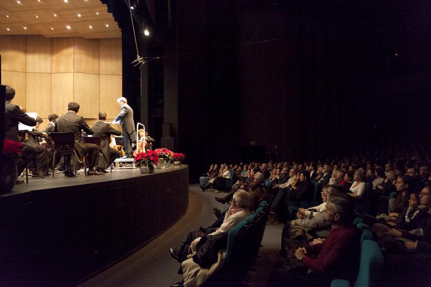 Concierto de Año Nuevo 2017 - Imagen general de la orquesta  y el público asistente.