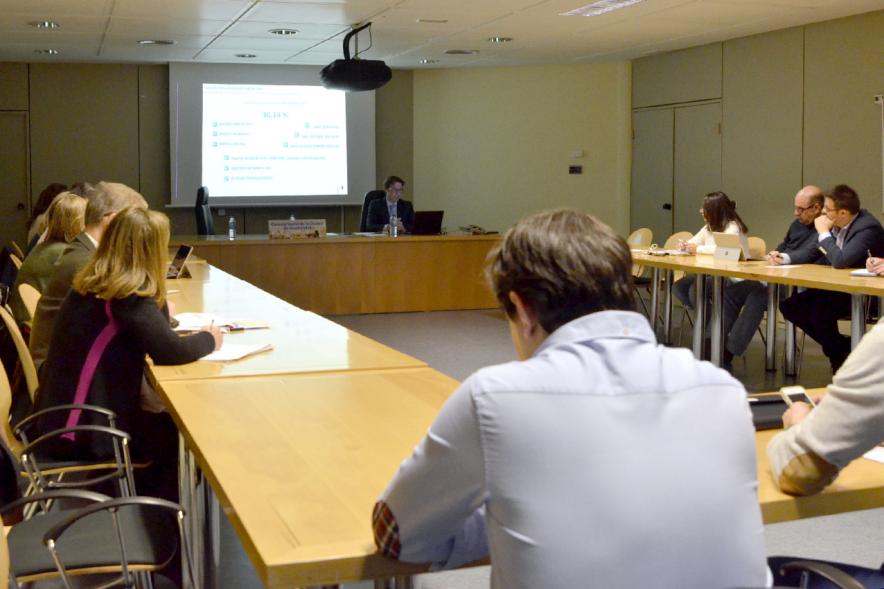 Reunión del Consejo Social de la Ciudad 01/12/17 - Imagen  de un momento de la reunión.