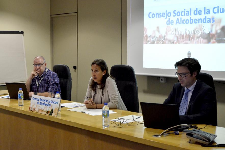 Reunión del Consejo Social de la Ciudad 01/12/17 - Imagen  de un momento de la reunión.
