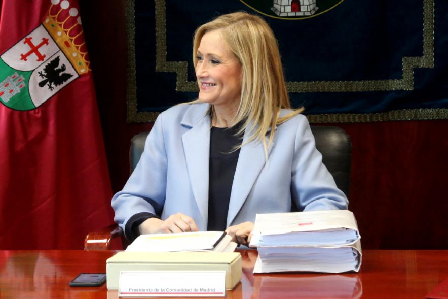 Celebración del Consejo de Gobierno de la Comunidad de Madrid - Imagen de la presidenta de la Comunidad Cristina Cifuentes.