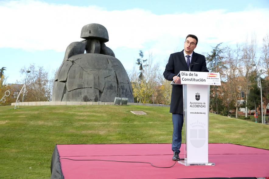 Detalle concejal no adscrito Miguel Ángel Arranz Molins durante discurso