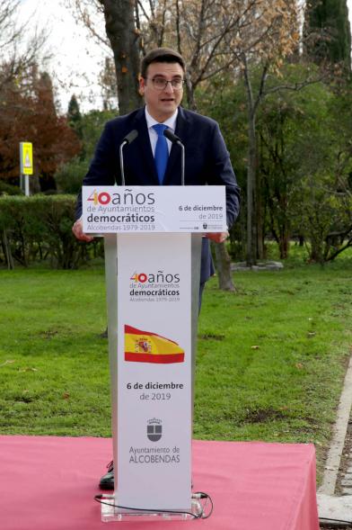 Detalle concejal no adscrito Miguel Ángel Arranz Molins durante discurso
