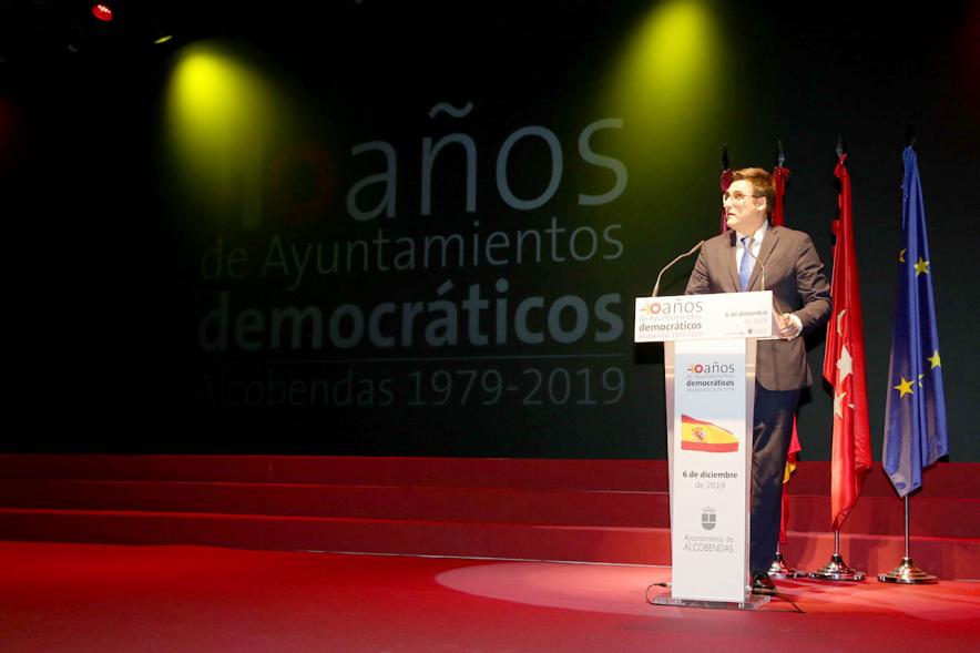 Detalle concejal no adscrito Miguel Ángel Arranz Molins durante discurso