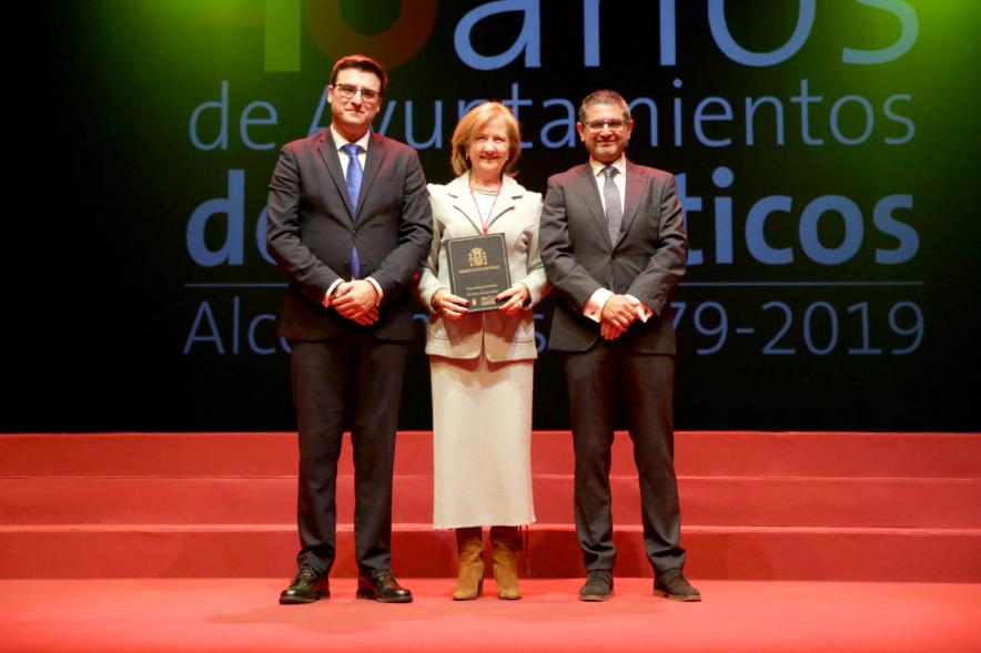 Alcalde Sánchez Acera y concejales Ofelia Culebradas Bachiller y Miguel Ángel Arranz Mollins