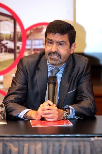 Representante de Rafael Hoteles durante el encuentro