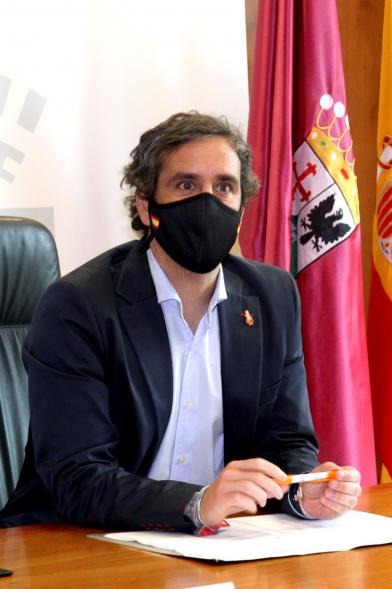 Alcalde Aitor Retolaza durante el evento