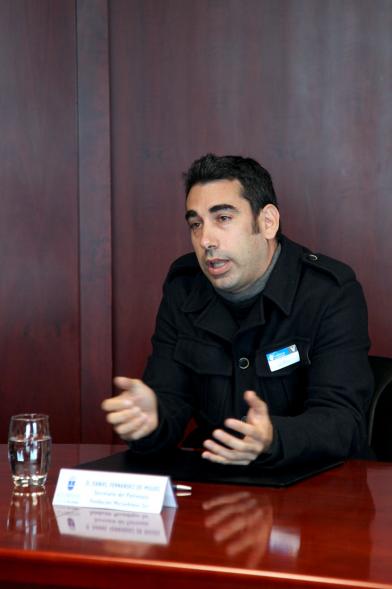 Representante de una de las empresas firmantes