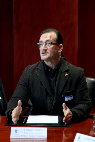 Representante de una de las empresas firmantes