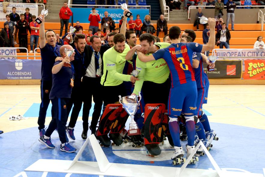 74ª Copa del Rey de Hockey Patines 2017 - El quipo ganador.