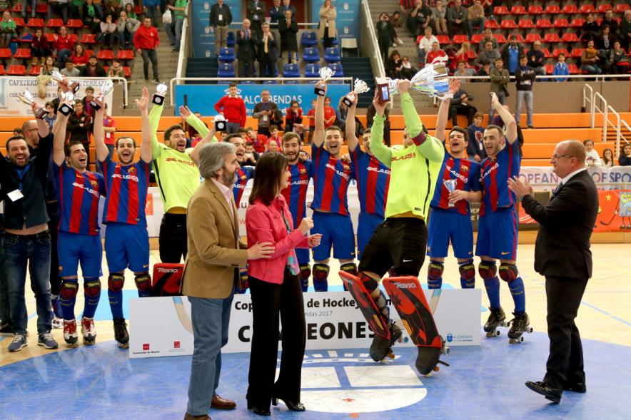 74ª Copa del Rey de Hockey Patines 2017 - El quipo ganador.