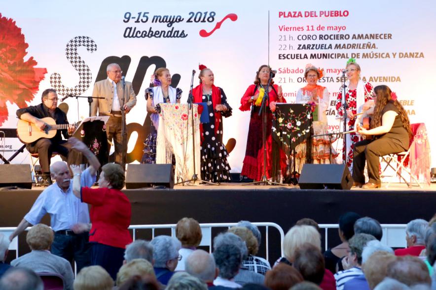 Momento de la actuación musical