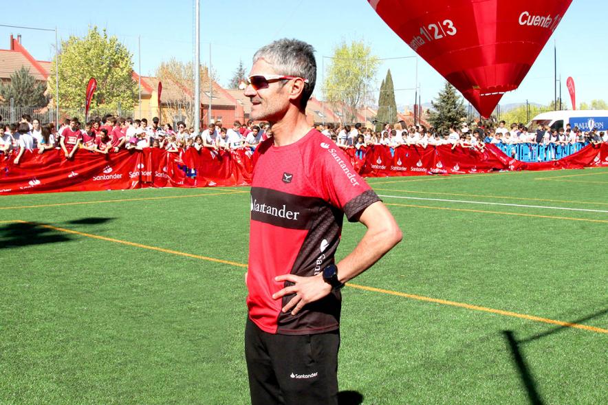 39ª Edición Cross Aldovea detalle Martín Fiz (Campeón del mundo de Maratón)