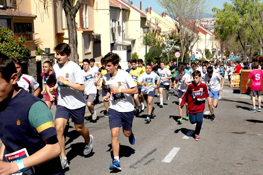 39ª Edición Cross Aldovea Detalle participantes corriendo