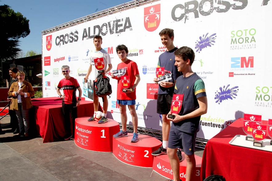 39ª Edición Cross Aldovea Detalle Podium